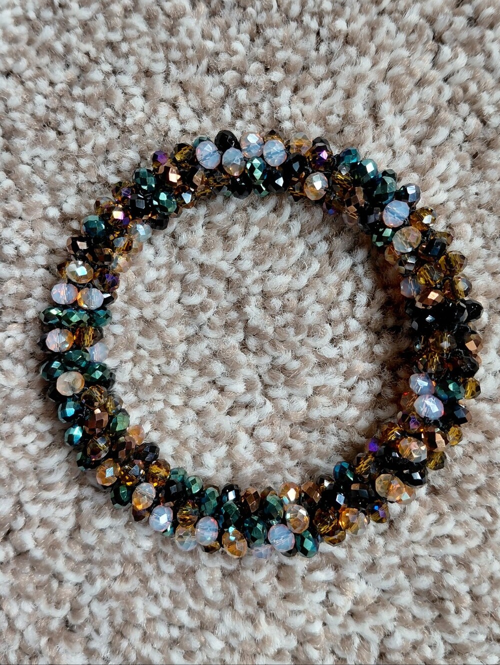 Multicolor Crystal Stretch Bracelet - Women Jewelry